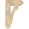 Ekena Millwork Merced Arts & Crafts Rough Sawn Bracket, Douglas Fir, 4"W x 14"D x 22"H BKT04X14X22MRC03RDF - alternate 2